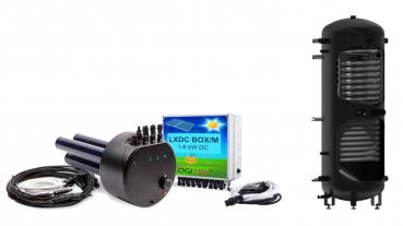 Sonnen-Heizung-Pufferspeicher Komplett-Set
